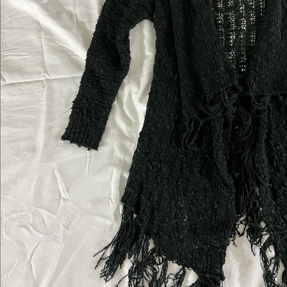 O’Neill knit sweater cardigan. Black. Size medium. Lightly used. - Picture 3 of 6